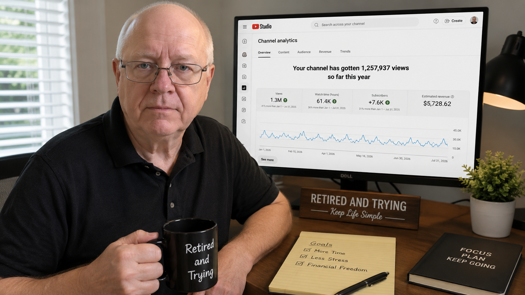How Much Money I Really Made From YouTube in Retirement