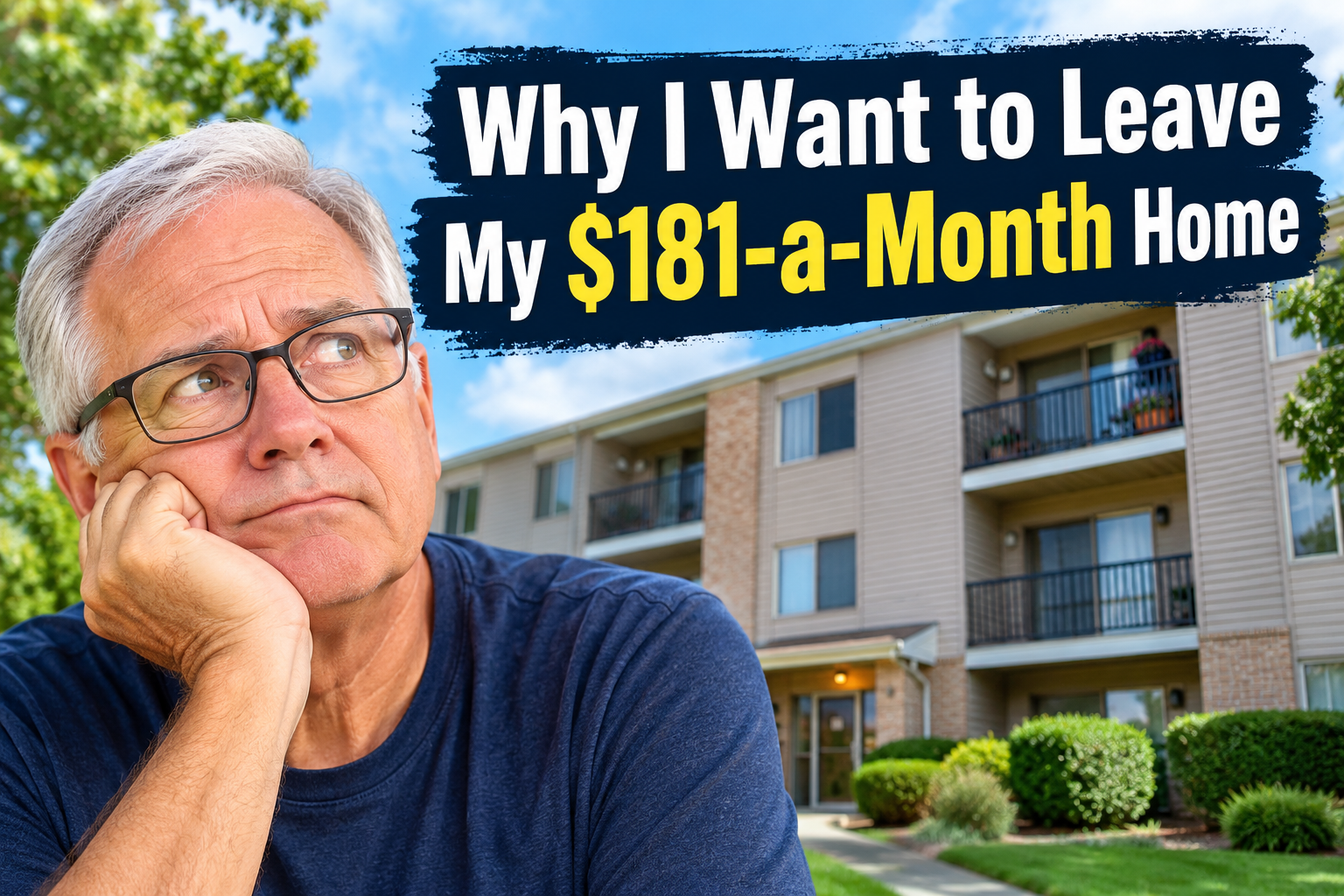 Why I Want to Leave My $181-a-Month Home